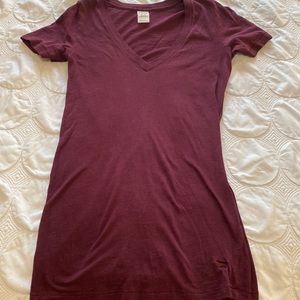Pink shirt,size XS,  burgundy